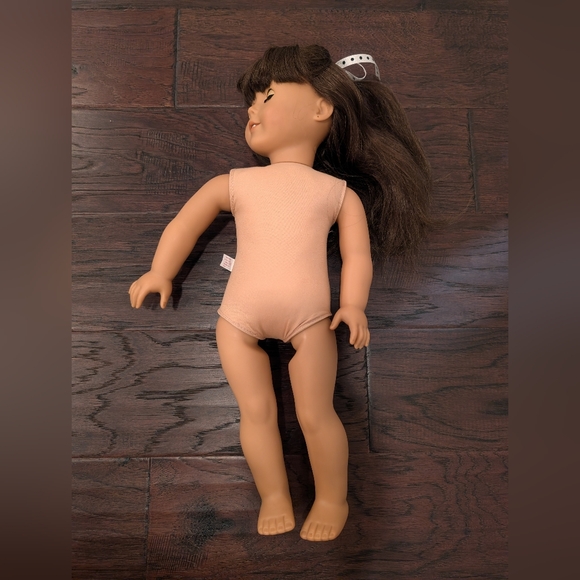 Retired Samantha Parkington American Girl Doll With Burgandy Lace Dress - Picture 7 of 10